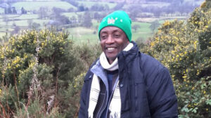 Bishop Matthew on a visit to Wales in 2017