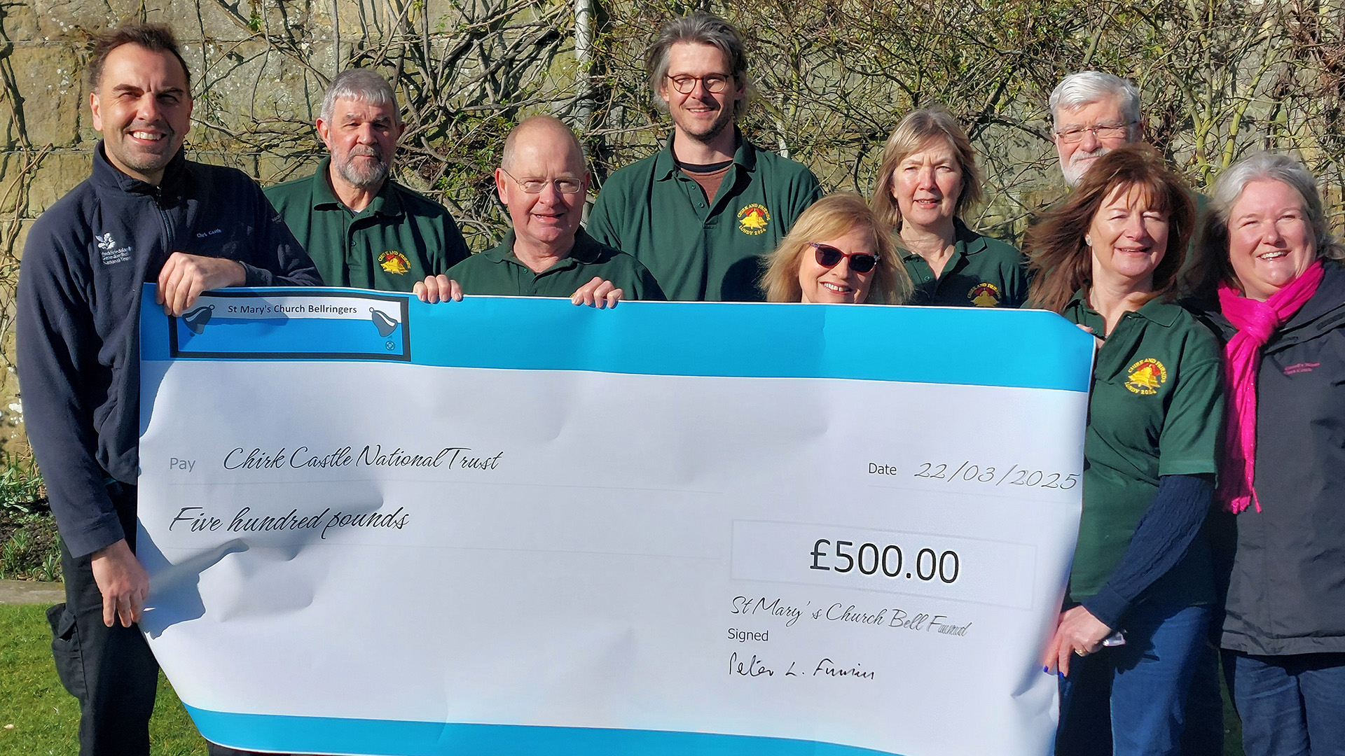 Collaboration between The National Trust and Chirk Bell Restoration Scheme aims to Reduce Carbon Emissions
